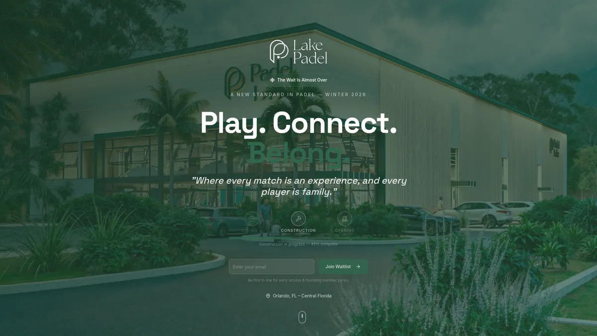 Lake Padel Orlando